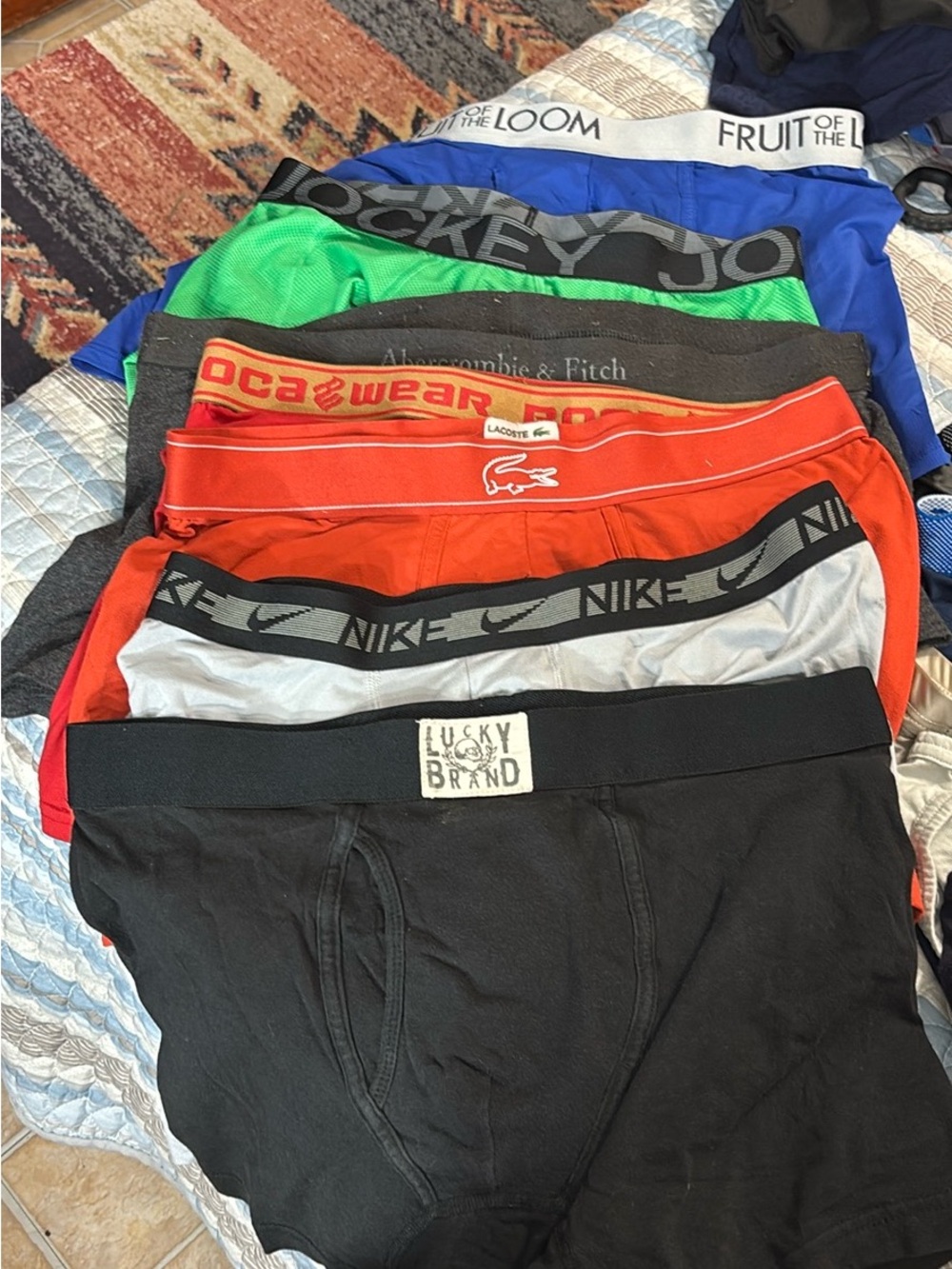 Lucky Brand Black Men's Boxer Briefs - Solid Black Waistband